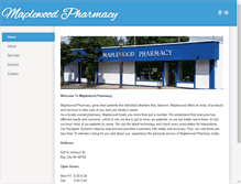 Tablet Screenshot of maplewoodpharmacy.com